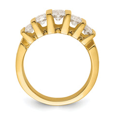 14k 2 carat Lab Grown Diamond VS/SI+ G+ Complete Fashion Band