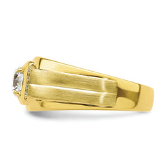 10k 7/8 carat Lab Grown Diamond VS/SI+ G+ Complete Men's Ring