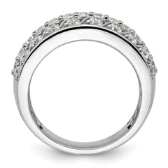 14K White Gold Lab Grown Diamond VS/SI+ G+ Band