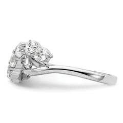 14K White Gold Lab Grown Diamond VS/SI+ G+ Band