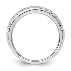 14K White Gold Lab Grown Diamond VS/SI+ G+ Band