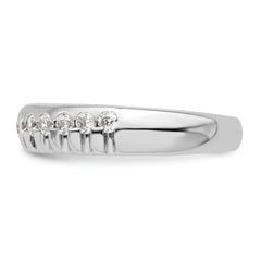 14K White Gold Lab Grown Diamond VS/SI+ G+ Band