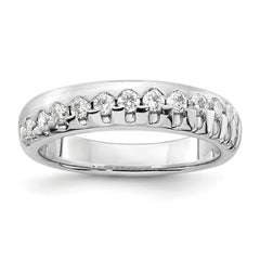 14K White Gold Lab Grown Diamond VS/SI+ G+ Band