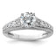 Certified Lab-Grown Diamond Engagement Ring in 14K White Gold (1 5/8 ct. tw., VS+ F+), Size 7 - Sophia Jewelers