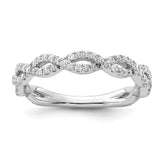 14k White Gold 3/8 carat Lab Grown Diamond VS/SI+ G+ Complete Wedding Band