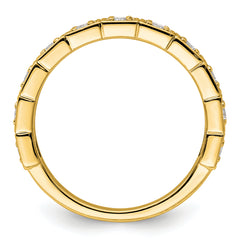 14k 1/2 carat Lab Grown Diamond VS/SI+ G+ Complete Fashion Band