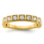 14k 1/2 carat Lab Grown Diamond VS/SI+ G+ Complete Fashion Band