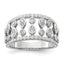 14k White Gold 3/4 carat Lab Grown Diamond VS/SI+ G+ Complete Fashion Ring