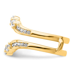 14k 1 carat Lab Grown Diamond VS/SI+ G+ Complete Ring Guard