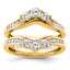 14k 1 carat Lab Grown Diamond VS/SI+ G+ Complete Ring Guard