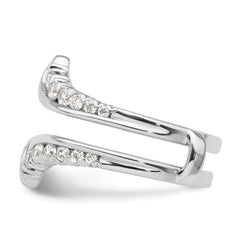 14k White Gold 3/4 carat Lab Grown Diamond VS/SI+ G+ Complete Ring Guard