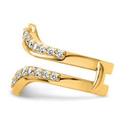 14k 1 carat Lab Grown Diamond VS+ F+ Complete Ring Guard