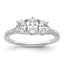 Oval Lab-Grown Diamond Engagement Ring in 14K Yellow Gold (1 1/8 ct. tw.), Size 7 - Sophia Jewelers