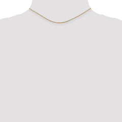 14K 14 inch 1.1mm Ropa with Spring Ring Clasp Chain