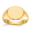 10k 12.5x13.5mm Open Back Mens Signet Ring