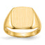 10ky 10.0x10.0mm Closed Back Signet Ring