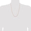 14K Rose Gold 24 inch 1.15mm Baby Rope with Spring Ring Clasp Chain