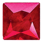 Ruby AA Quality 4mm Princess