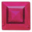 Ruby A Quality 4mm Square Step-Cut