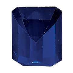 Blue Sapphire A Quality 8x6mm Emerald Cut