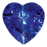 Blue Sapphire AA Quality 6mm Heart