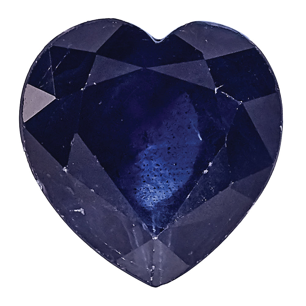 Blue Sapphire C Quality 5mm Heart