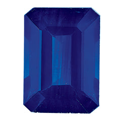 Blue Sapphire AA Quality 7x5mm Emerald Cut