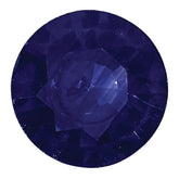 Blue Sapphire A Quality 4mm Round Diamond-Cut