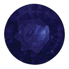 Blue Sapphire A Quality 4mm Round Diamond-Cut