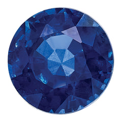 Blue Sapphire, 7mm, Round AA