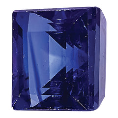 Blue Sapphire AA Quality 4mm Square Step-Cut