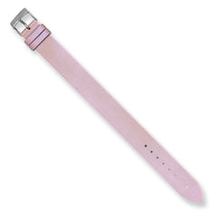 Moog Lt Pink Iridescent Pearl Finish Smooth Calf Leather Watch Band
