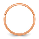 14K Rose Gold Madi K Polished 2mm Half Round Band Size 3 Baby / Children's Ring