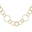 Circles Necklace in 14K Yellow Gold, Textured & Diamond-Cut, 18 Inch - Sophia Jewelers