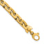 Fancy Chain Bracelet in 14K Yellow Gold, 6.95mm, 7.5 Inch - Sophia Jewelers