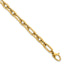 Fancy Chain Bracelet in 14K Yellow Gold, 5.8mm Lightweight, 7.5 Inch - Sophia Jewelers