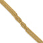 14K Textured Woven Mesh Fancy 7.5 inch Bracelet