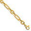 Long Knife Edge Link Bracelet in 14K Yellow Gold, 7.75mm, 7.5 Inch - Sophia Jewelers