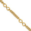 Fancy Infinity Link Bracelet in 14K Yellow Gold, 7.95mm, 8 Inch - Sophia Jewelers