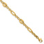 Fancy Multi-Link Chain Bracelet in 14K Yellow Gold, 4.6mm, 7.5 Inch - Sophia Jewelers