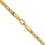14k Polished Fancy Oval Center 7.5 inch Brick Link Bracelet