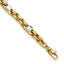Fancy Link Bracelet in 14K Two-Tone Gold, 5mm, 7.5 Inch - Sophia Jewelers