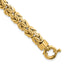 Byzantine Chain Bracelet in 14K Yellow Gold, 8.5mm, 7.5 Inch - Sophia Jewelers