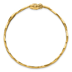 14k Polished 10.8mm Fancy Link 7.5 inch Bracelet