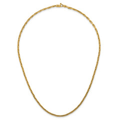 14k Polished 2.9mm Fancy Link 18 inch Necklace