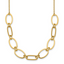 14k Polished And Twisted 9.5mm Oval Links 16 inch Necklace Plus 2 inch Extender