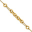 14K Polished Fancy Multi Link 7.5 inch Bracelet