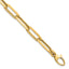 Paperclip Link Bracelet in 14K Yellow Gold, 7mm, 7.5 Inch - Sophia Jewelers