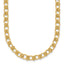 14K Polished and Textured 5.0mm Fancy Knot Link 7.5 Inch Bracelet