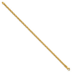 14k Polished 3.5mm Fancy Link 7.25 inch Bracelet